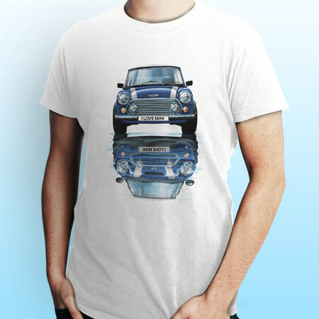 T-shirt Mini Cooper Riflesso LOVE TARGA